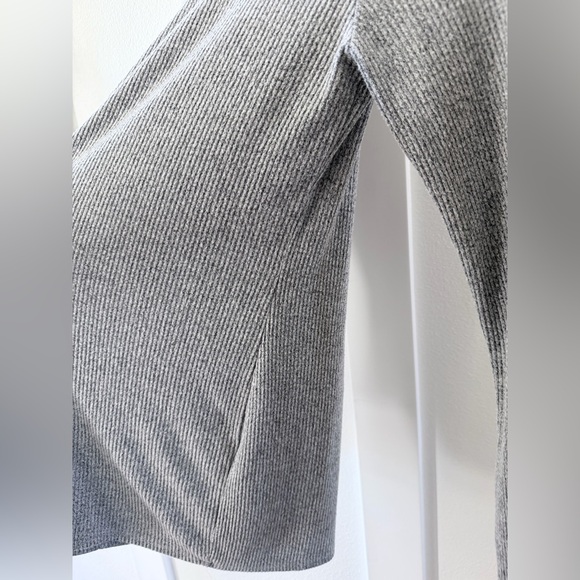 Pinkblush Gray Mock Neck Sweater - Picture 5 of 5